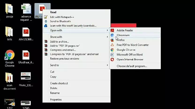 open your pdf with google chrome